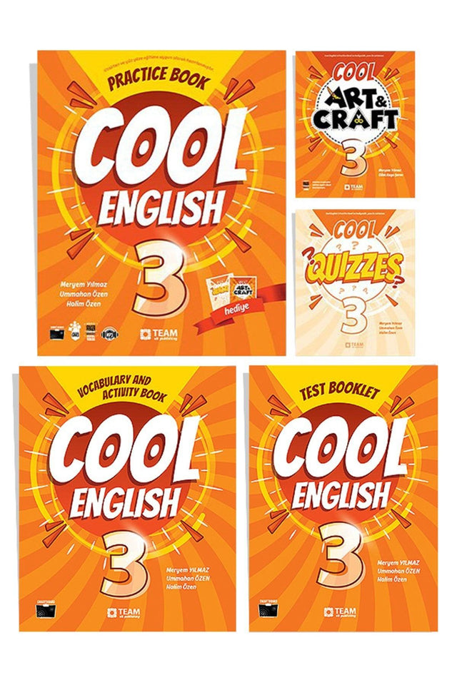 Cool English Grade 3 Set of 3 *practice Book, Vocabulary And Activity Book, Test Booklet - Swordslife