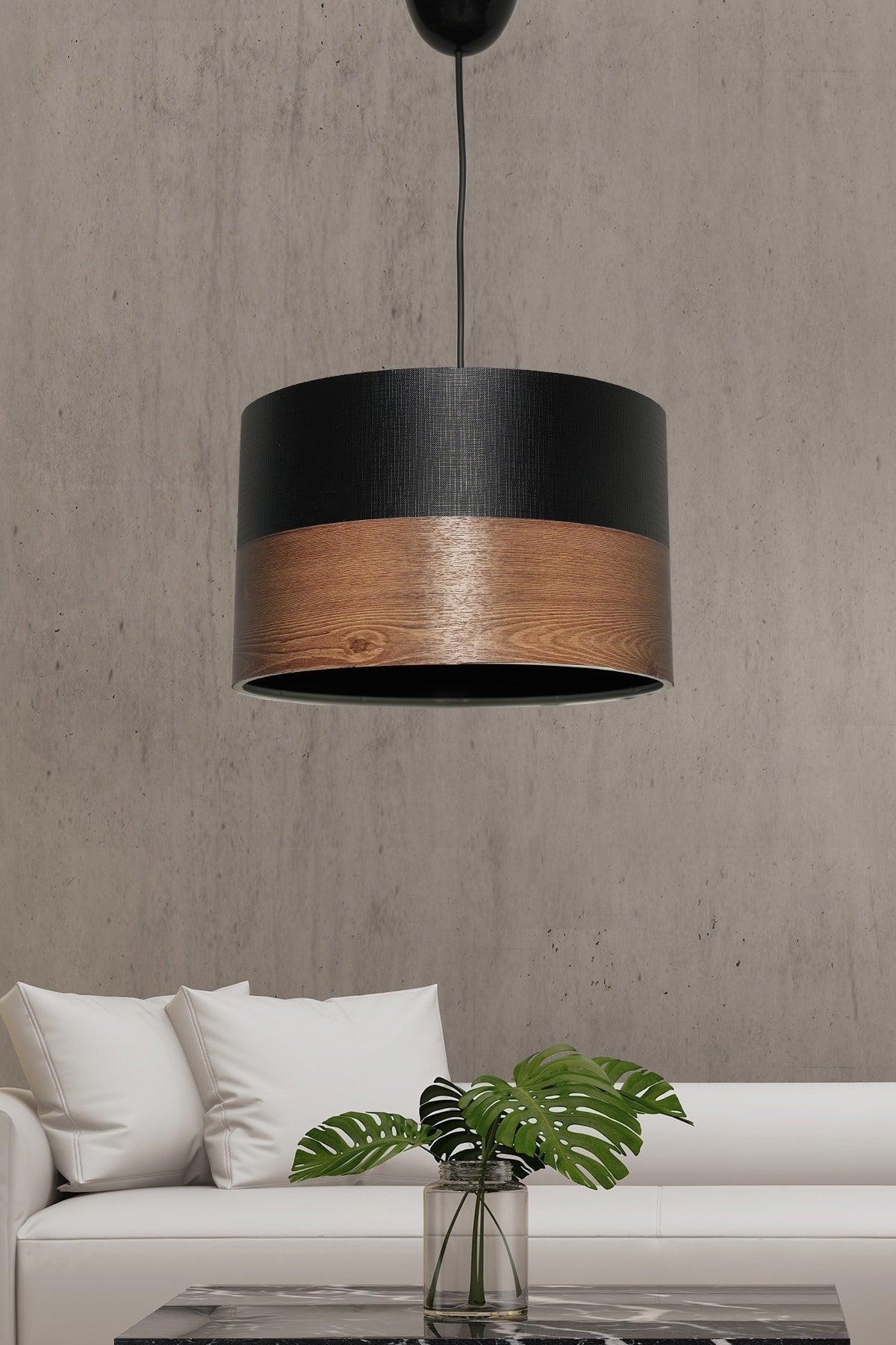 Corbeu Single Pendant Chandelier Black-brown Mdrn-45 - Swordslife