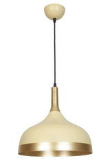 Cosmos Special Design Sport Modern Cream Color Gold Detailed Metal Cafe-kitchen Single Pendant Lamp Chandelier - Swordslife