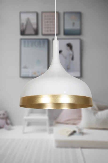 Cosmos Special Design Sport Modern White Color Cafe - Kitchen Pendant Lamp Single Chandelier - Swordslife