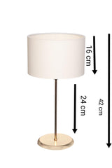 Cream Gold Plated Lampshade - Swordslife