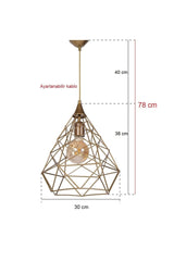 Croix Raye Gold Pendant Lamp Large Chandelier Mtla-46 - Swordslife