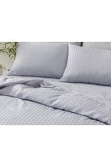 Crystal Silky Twill Double Duvet Cover Set 200x220 Cm Blue - Swordslife