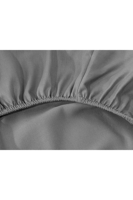 Crystal Silky Twill Single Duvet Cover Set 160x220 Cm Gray - Swordslife