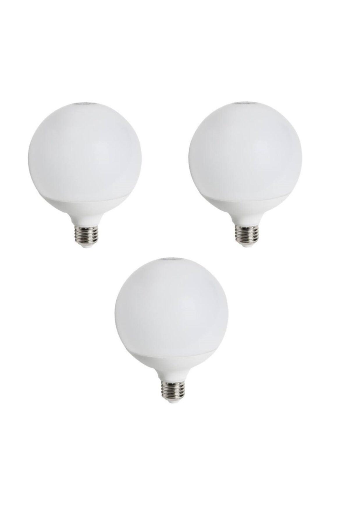 Ct-4236 White Globe Led Bulb (3 Pcs)