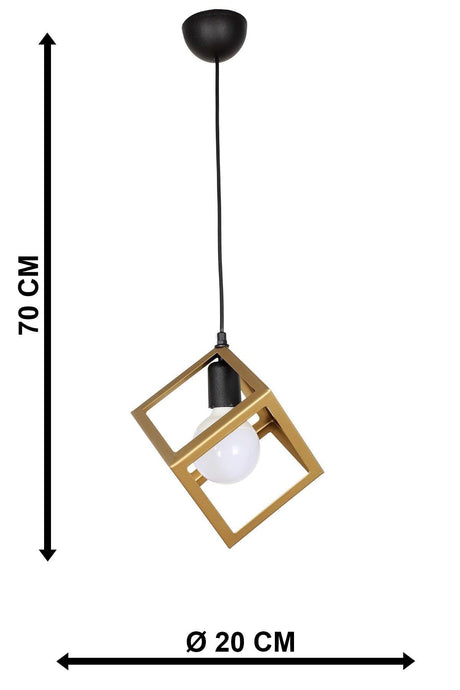 Cube Single Tumbled Chandelier - Swordslife