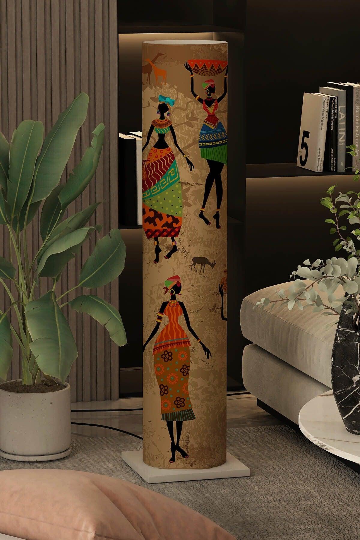 Cylinder PVC Decorative Floor Lamp - Swordslife