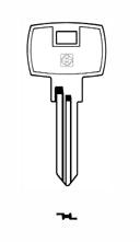 Cylinder key common - SILCA: DM17 (Errebi: DM19) - Swordslife