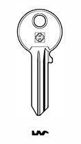 Cylinder key UPPER - SILCA: IE27R (Errebi: I17R) - Swordslife