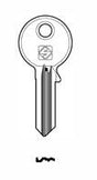 Cylinder key common - SILCA: AB52 (Errebi: AU58R) - Swordslife