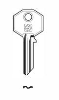 Cylinder key common - SILCA: BUR1 (Errebi: BG7) - Swordslife