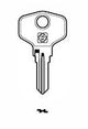 Cylinder key common - SILCA: HPP1R (Errebi: BG36R) - Swordslife