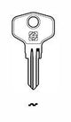 Cylinder key common - SILCA: JU11 (Errebi: JNG4) - Swordslife