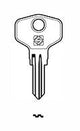 Cylinder key common - SILCA: JU11R (Errebi: JNG1) - Swordslife