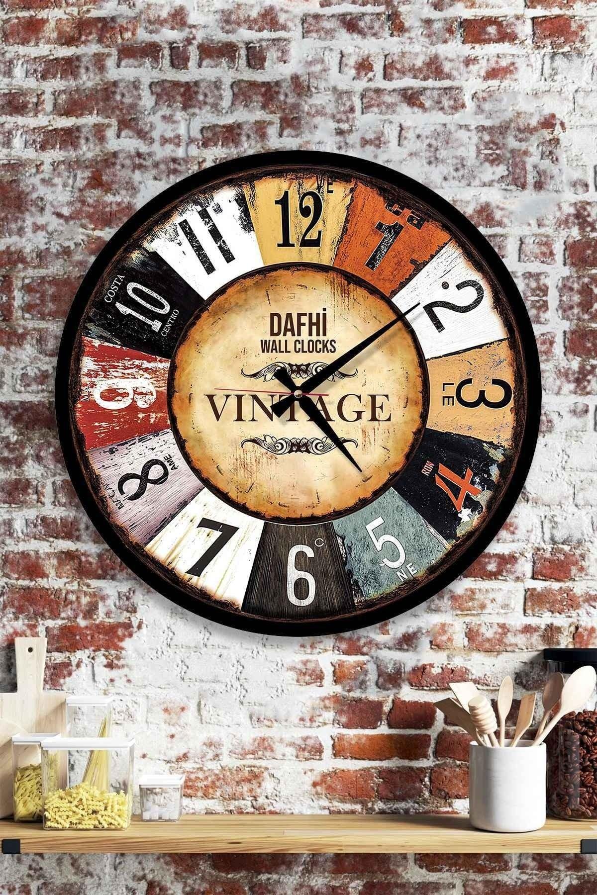 Dafhi Decorative Wooden Wall Clock 45x45 - Swordslife