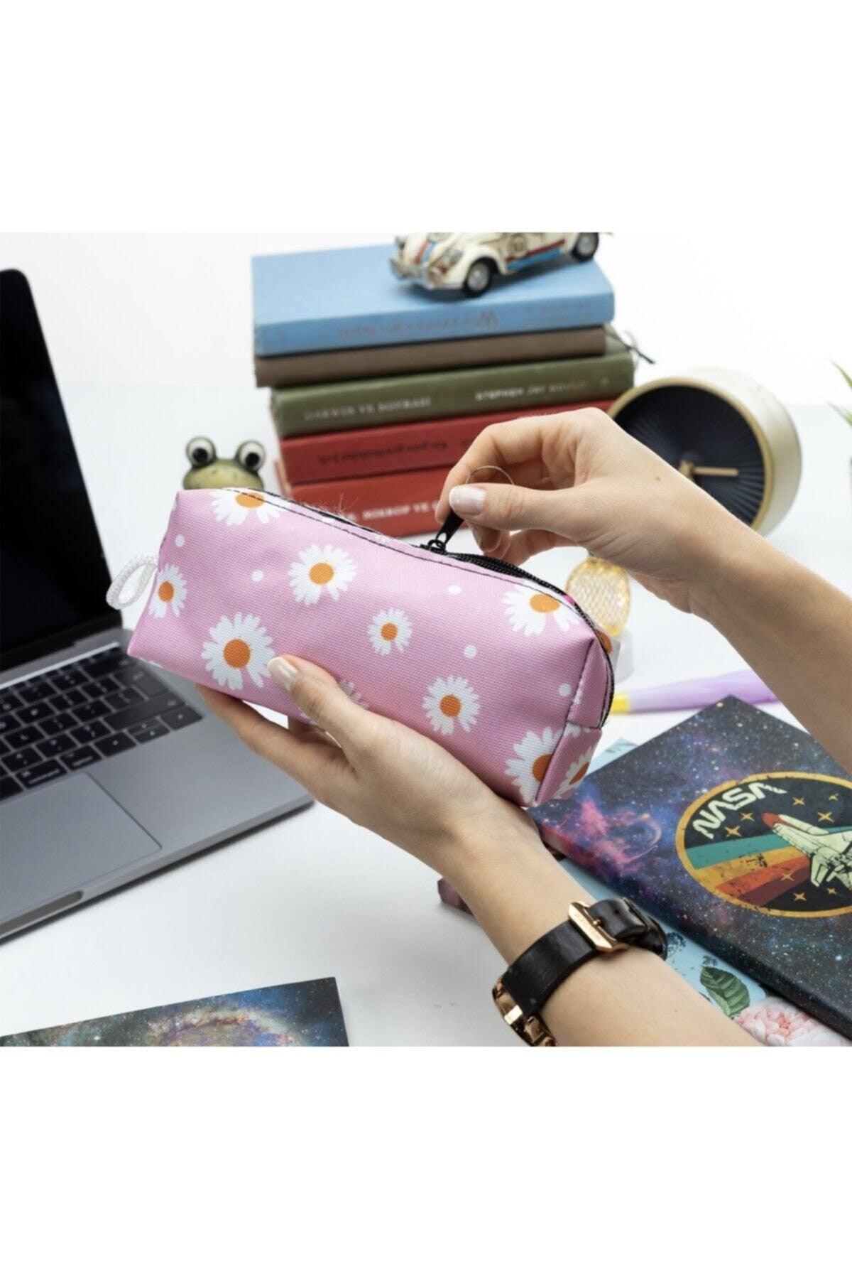 Daisy Pencil Holder Makeup Bag