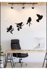 Birds on the Branch 4 Wooden Wall Decor - Swordslife