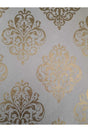 Damaks Patterned Cream&gold Classic Wallpaper (5m2) - Swordslife