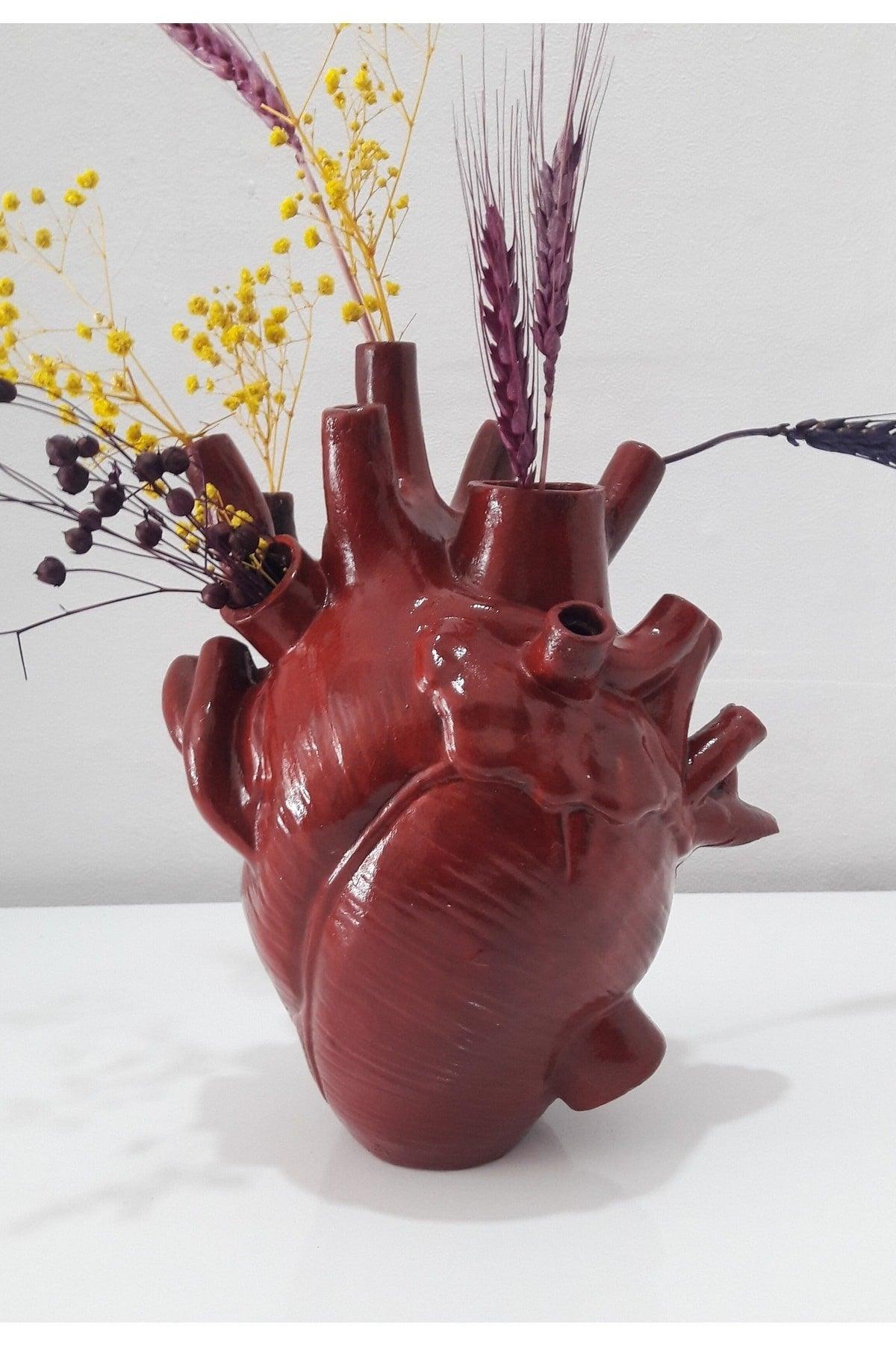 Decorative Anatomical Heart Shaped Vase - Swordslife