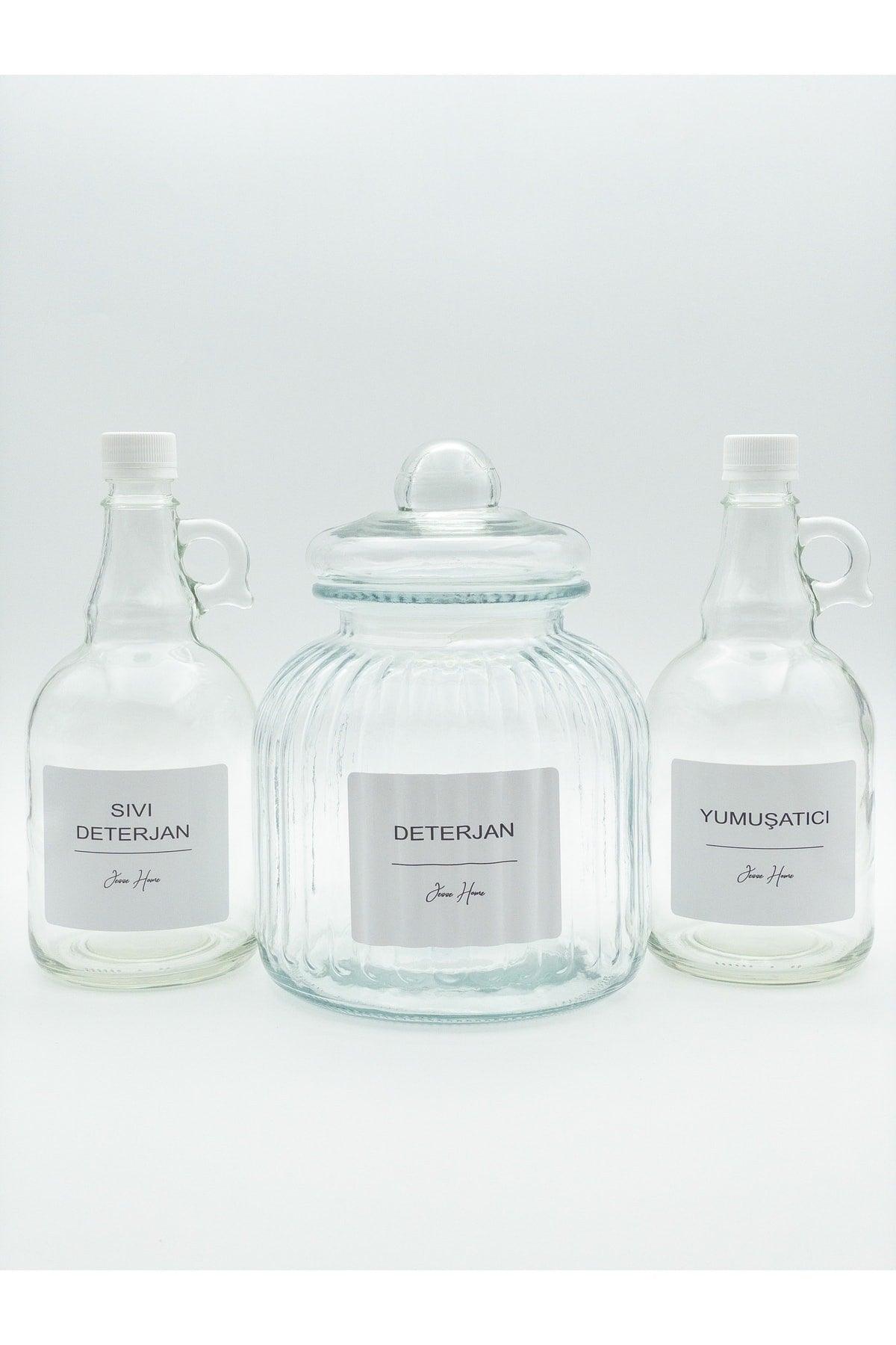 Decorative Glass Detergent Jar/Box