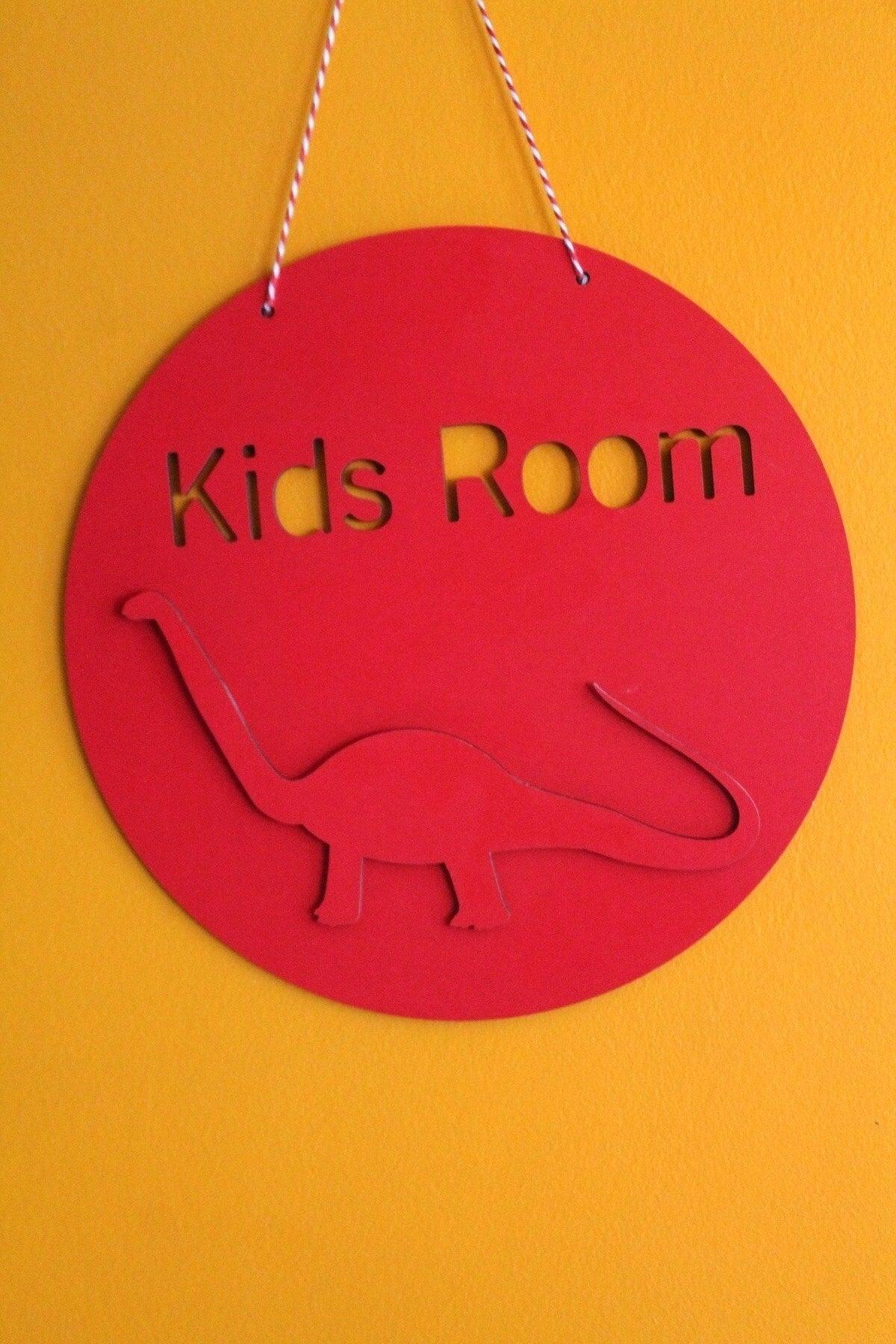 Decorative Kids Room Red Dinosaur Kids Room Door & Wall Decoration - Swordslife