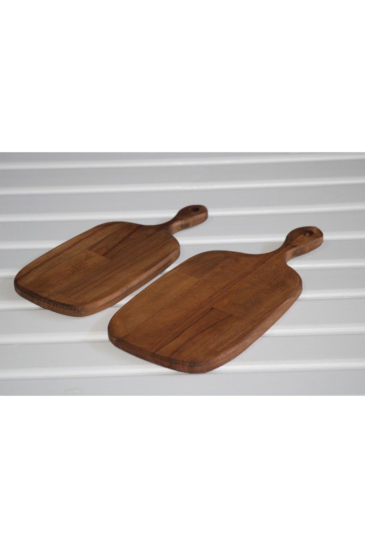 Decorative 2 Service And Presentation Board Beech Wood - Swordslife