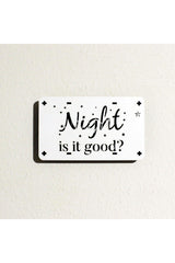 Decorative Wooden Night Light, Desktop Accessory, Wall Accessory Good Night - Swordslife