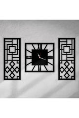 Decorative Wooden Mdf 3 Piece Wall Clock 170 X 100cm - Swordslife