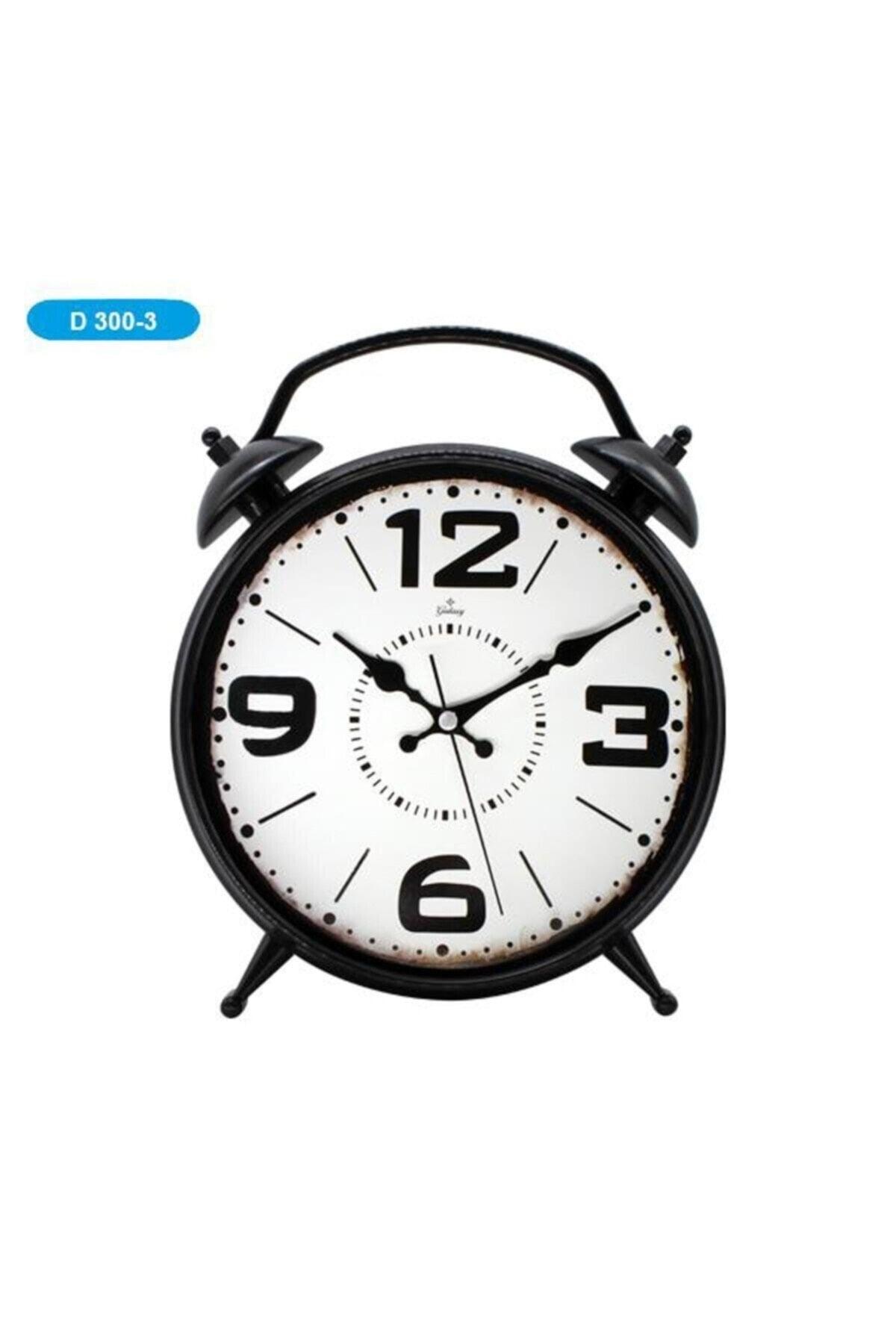 Decorative Antique Peter Table Clock Black Fma00346 - Swordslife