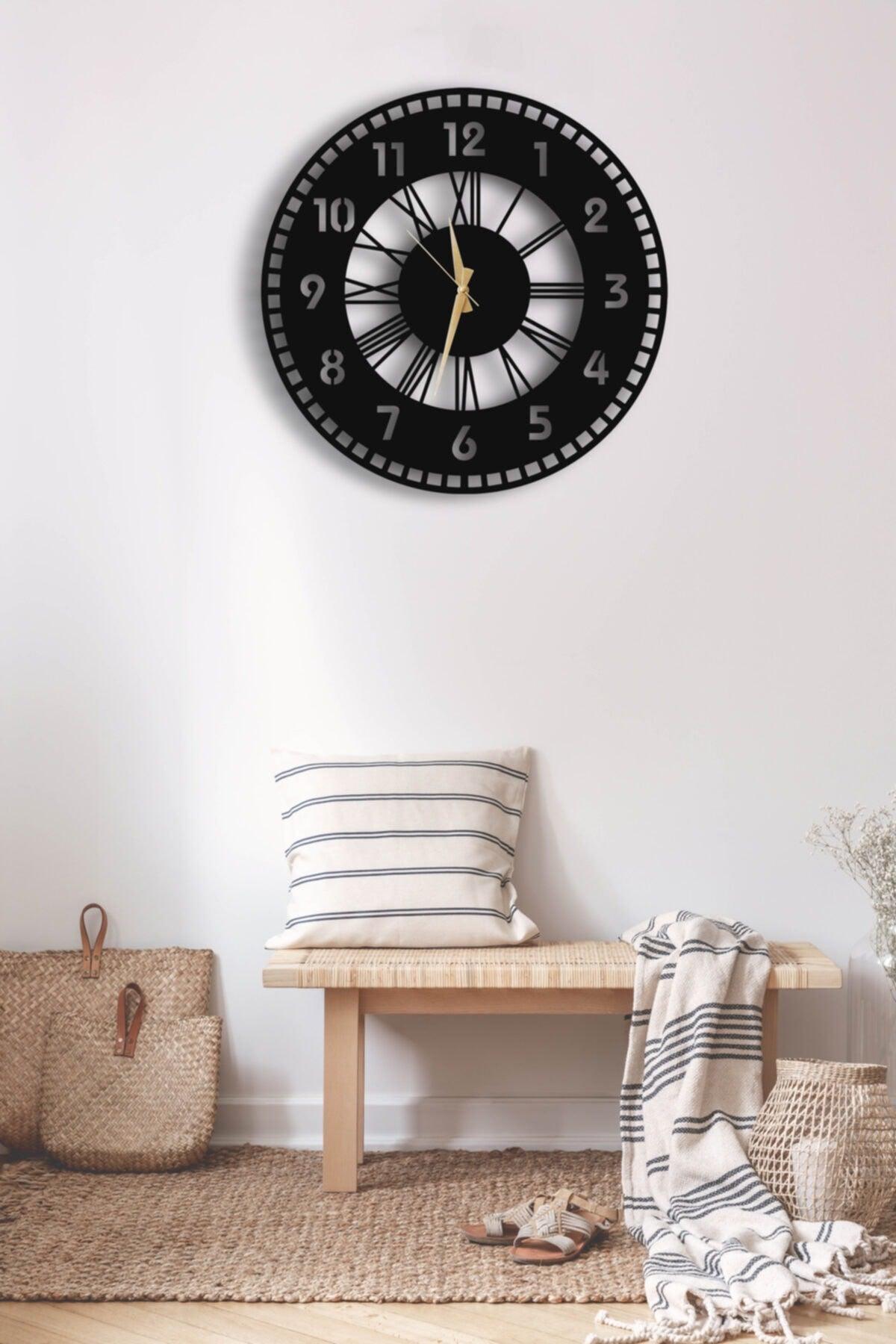 Decorative Wall Clock 50x50cm + Vase Painting - Swordslife