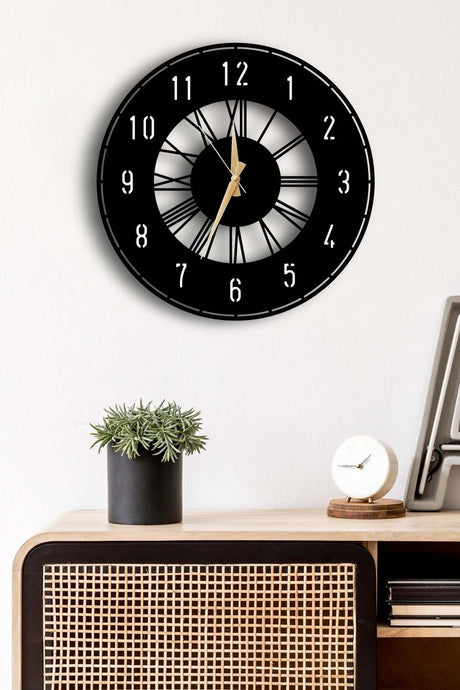 Decorative Wall Clock 50x50cm + Vase Painting - Swordslife