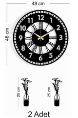 Decorative Wall Clock Vase Painting - Swordslife