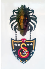 Decorative Galatasaray, 3D Lion, Wall Clock - Swordslife