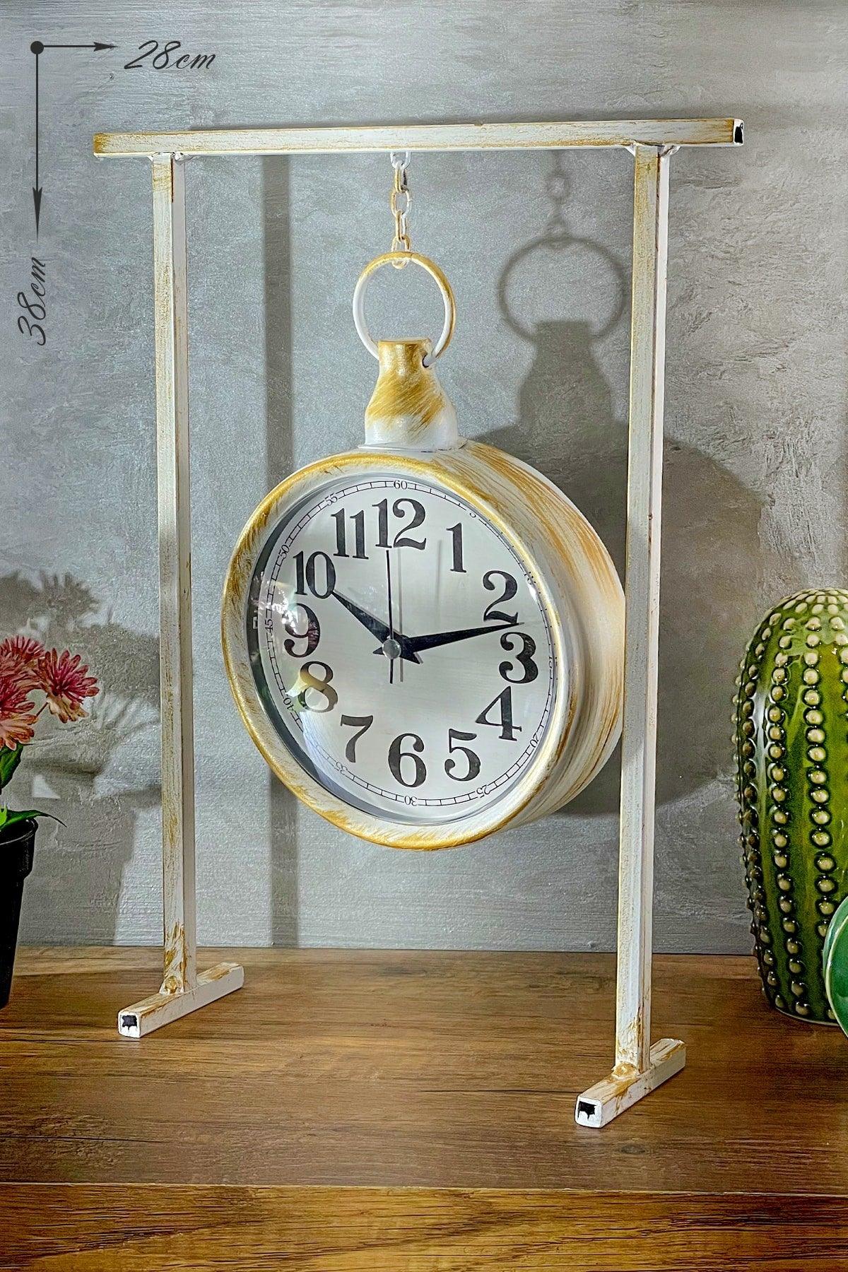 Decorative Metal Table Clock - Swordslife