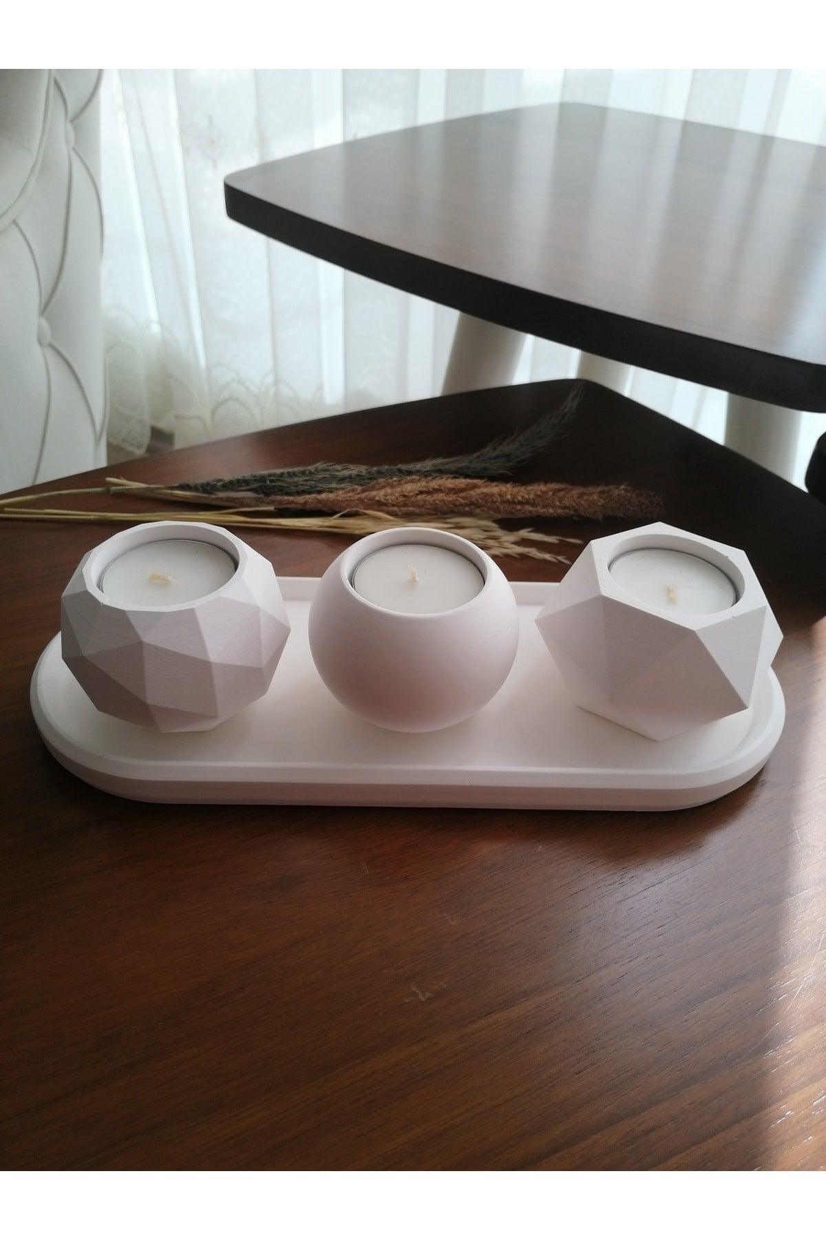 Decorative Plate Candle Holder Set - Swordslife