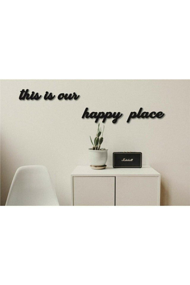 Decorative Painting This Is Our Happy Place Graffiti Wall Ornament Numa Concept - Swordslife