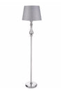 Narin Baba Chrome Plated Metal Leg Floor Lamp Mesh Gray - Swordslife