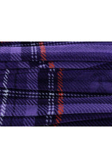 Delit Double Printed Welsoft Blanket - Purple - Swordslife