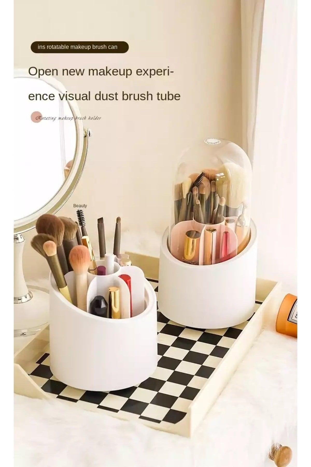 Delux Makeup And Brush Organizer Set of 2