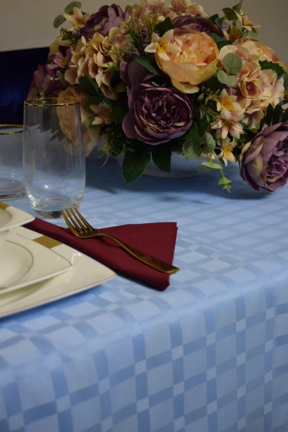 Carefree Embroidered 150x150 Table Cloth - Swordslife