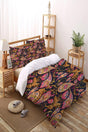 Patterned Double Linen Duvet Cover Set Nyds-1 - Swordslife