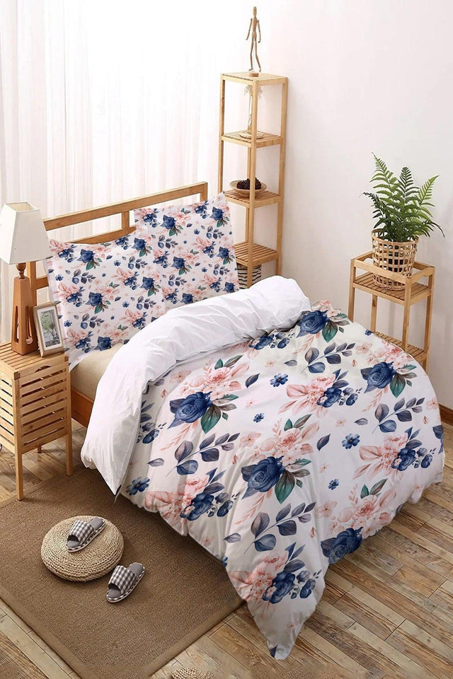 Patterned Double Sheet Duvet Cover Set Nyds-2 - Swordslife