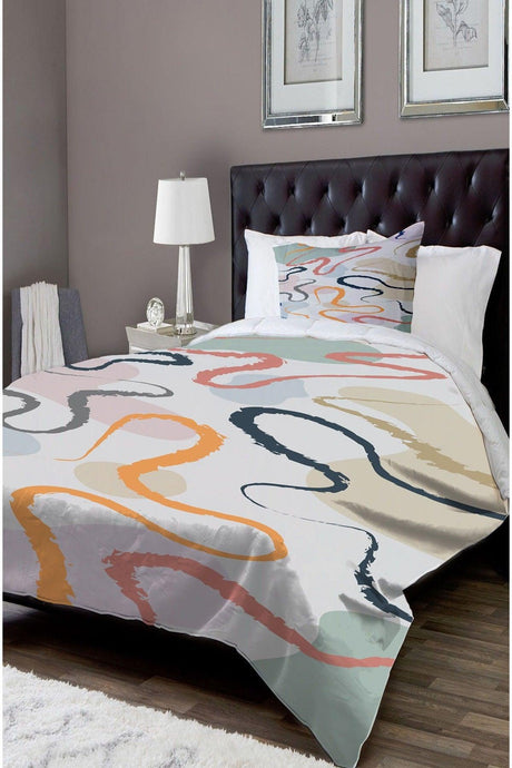 Patterned Single Bed Linen Duvet Cover Set Nyds-19 - Swordslife