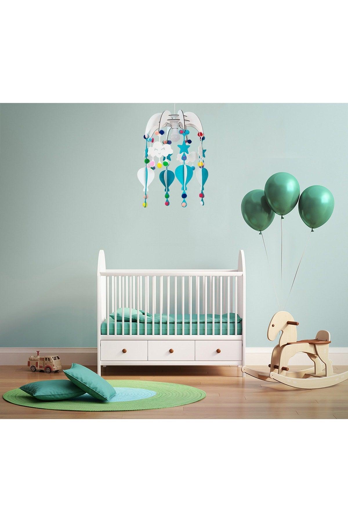 Design Otto Dream Light Decorative Kids Room Chandelier Baby Room Chandelier Blue - Swordslife