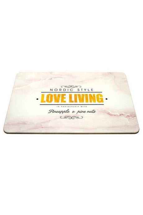 Diatom Bath Mat Water Absorbent Doormat Non-Slip Floor Mat Ablution Mat - Love - Swordslife