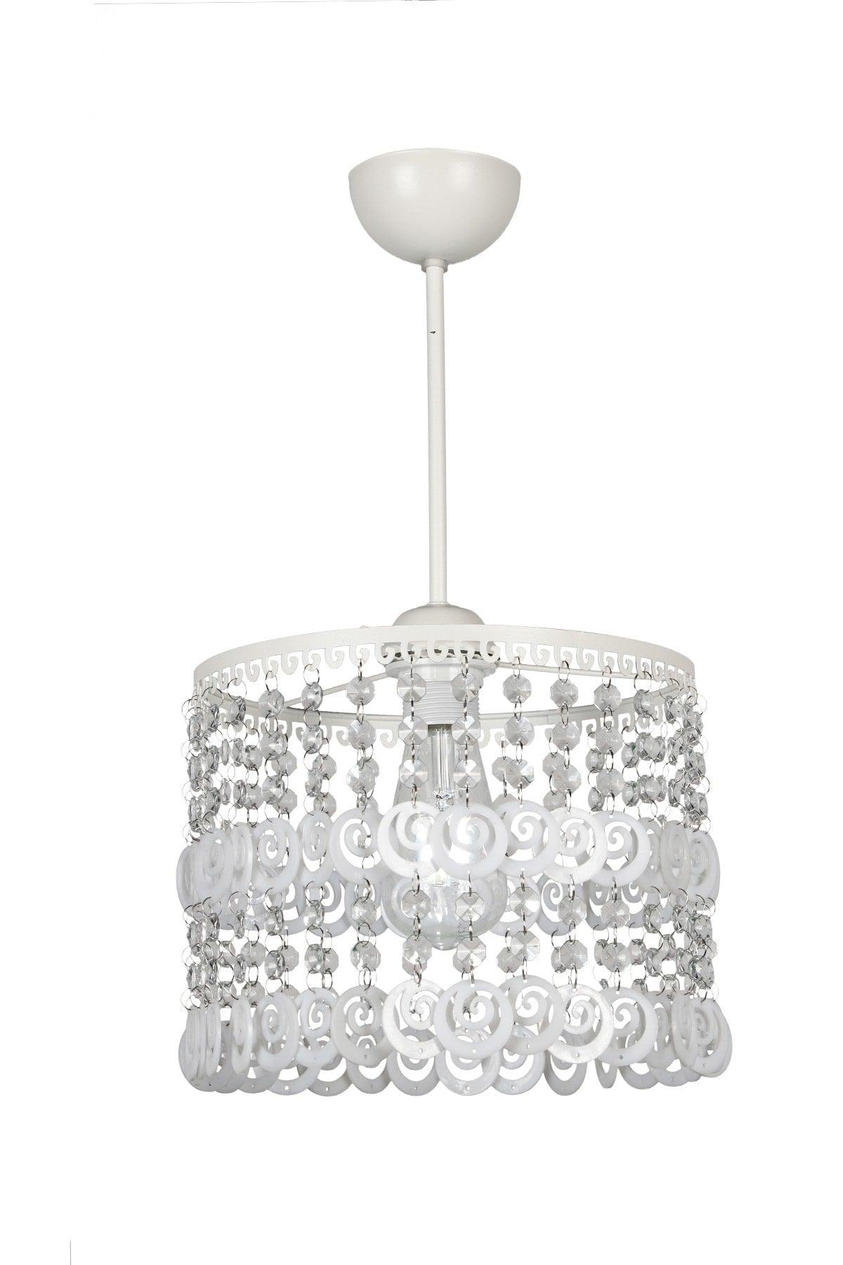 Didem Single Chandelier White - Swordslife