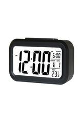 Digital Desk Clock Photocell Alarm Lighted Thermometer Calendar - Swordslife