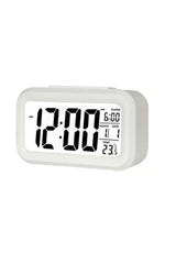 Digital Desk Clock Photocell Alarm Lighted Thermometer Calendar - Swordslife