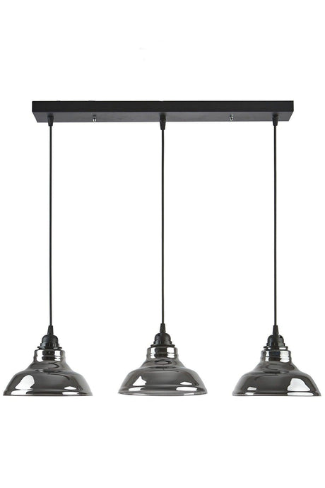 Dilberay Luxury Modern Lined Smoked 3 Piece Chandelier - Swordslife