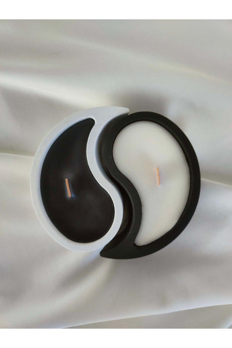 Feminine&Male Energy Yinyang Candle 100% Soyawax Herbal Candle Vanilla And Coconut Scented Double Set - Swordslife